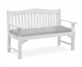 Grey 3 Seater Bench Cushion