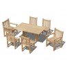 Cornwall 6 Seater Rectangular 1.5m Table with York Chairs
