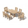Cornwall 6 Seater Rectangular 1.5m Table with Gloucester Chairs