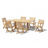 Cornwall 1.8m Dining Set with 6 Lymington Chairs