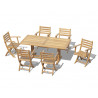 Cornwall 1.8m Dining Set with 6 Lymington Chairs