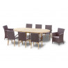 Oxburgh 8 Seater 1.8-2.4m Extending Table with St. Moritz & Verona Chairs