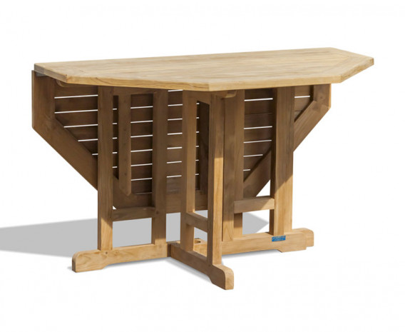 Berwick Teak Octagonal Gateleg Garden Table - 1.2m