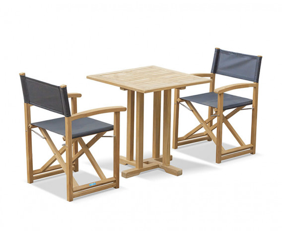 Sissinghurst 70cm Table and Director's Chair Set