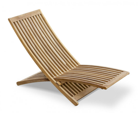 Lucia Teak Adjustable Sun Lounger