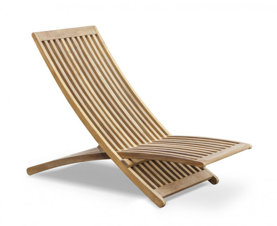 Lucia Teak Adjustable Sun Lounger