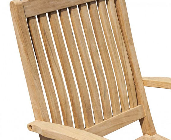 Cannes Outdoor Folding Chair with Arms