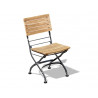 Teak & Metal bistro chair