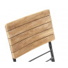 Bistro Chair with Teak Wood Backrest