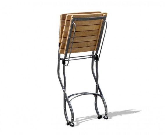 Café Folding Garden Bistro Chair - Black