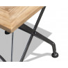 Teak & Metal Garden Foldable Table