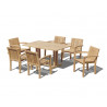 Cornwall 6 Seater Teak Outdoor Dining Set