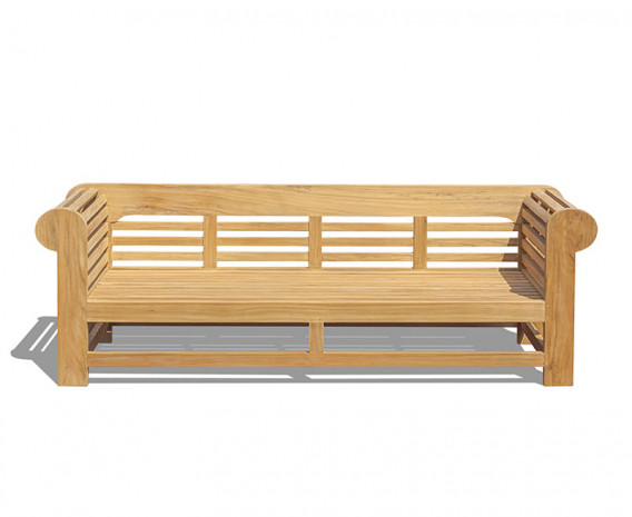 Lutyens-Style Teak Garden Daybed - 2.3m