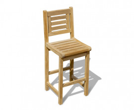 Teak Garden Bar Chair