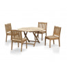 Lymington 1.2m Octagonal Table and Winchester Chair Set
