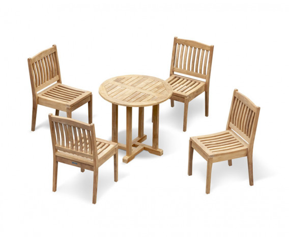 Sissinghurst Round 80cm Table and Winchester Chair Set