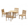 Sissinghurst 80cm Table and Winchester Chair Set