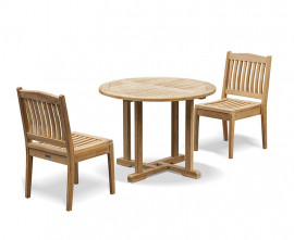 Sissinghurst Round 1m Table and Winchester Chair Set