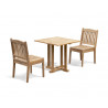 Sissinghurst Square 80cm Table and Winchester Chair Set