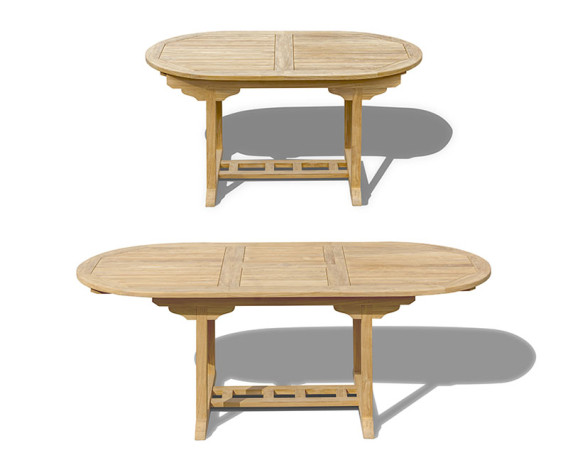 Oxburgh Extending Garden Table - 1.5-2m