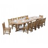 Large Teak Dining Set