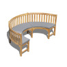 Marlow Semi-Circle Armless Bench Cushion