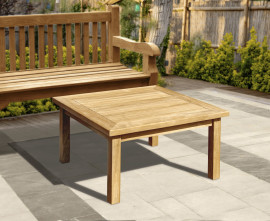 Gladstone 90cm Teak Square Coffee Table
