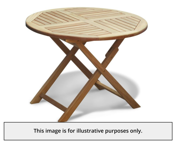 Lymington 1m Folding Table - Used: Good