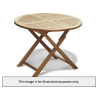 Lymington 1m Folding Table - Used: Good