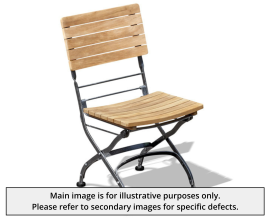 Café Folding Side Chair - Used: Acceptable