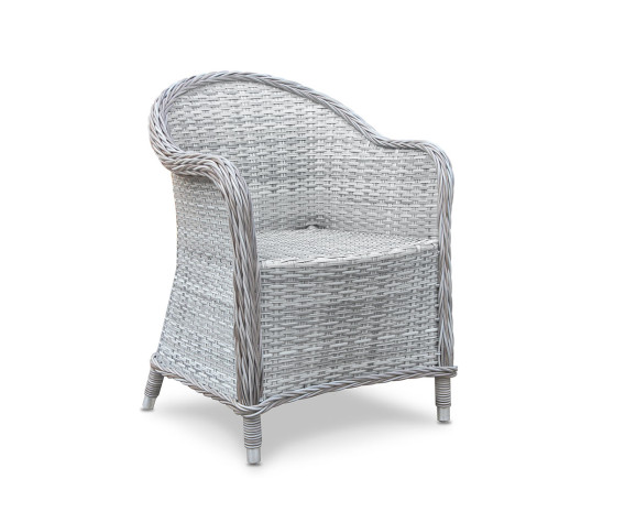 Blackrock 6 Seater Garden Dining Set with Eaton Woven Armchairs