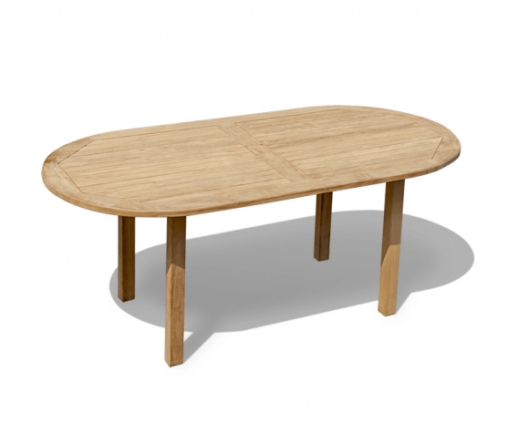 Carida Teak Oval Table and Chester Side Chairs Set