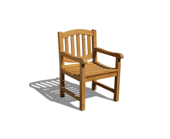Cornwall 2m Teak Table and Kennington Dining & Armchairs Set