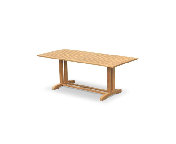 Cornwall 2m Teak Table and Kennington Dining & Armchairs Set