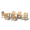 Cornwall 2m Teak Table and Kennington Dining & Armchairs Set