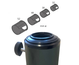Square Steel Parasol Base, Grey Tube - 13kg