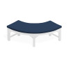 Cosmos Quarter Tree Seat Bench Cushion - Navy Blue