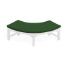 Cosmos Quarter Tree Seat Bench Cushion - Forest Green