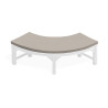 Cosmos Quarter Tree Seat Bench Cushion - Taupe