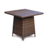 Azure Rattan Square 0.8m Mocha Table - New: End of Line