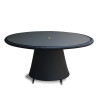 Lotus Round Table 150cm Black Weave - New: End of Line