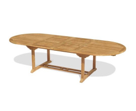 Oxburgh Oval Extending Garden Table