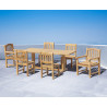 Cornwall Teak Dining Table and Kennington Dining & Armchairs Set