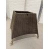 Verona Round 1.5m Java Brown Weave Table - New: End of Line