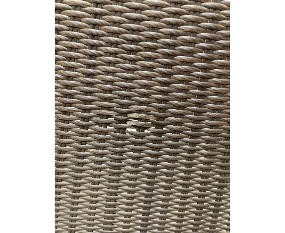 Verona Round 1.5m Java Brown Weave Table - New: End of Line