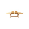 Oxburgh Oval Teak Extending Table