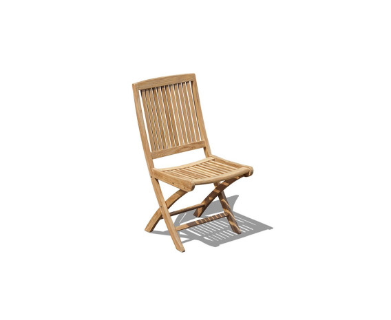 Oxburgh Oval Teak Extending Table & Palma Folding Armchairs Set