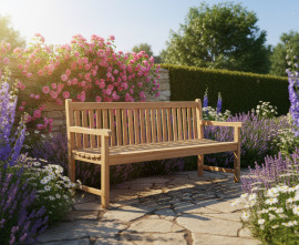 York 4 Seater Garden Bench