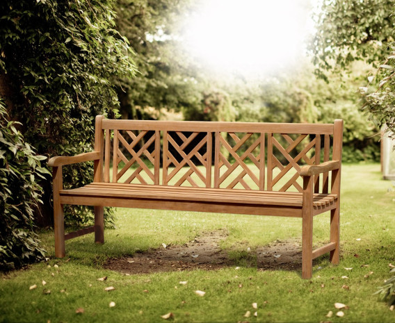 Chartwell 4 Seater Teak Garden Bench