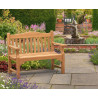 Runnymede 2 Seater Teak Garden Bench
